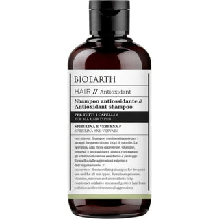 Bioearth Shampoo antiossidante biologico spirulina e verbena